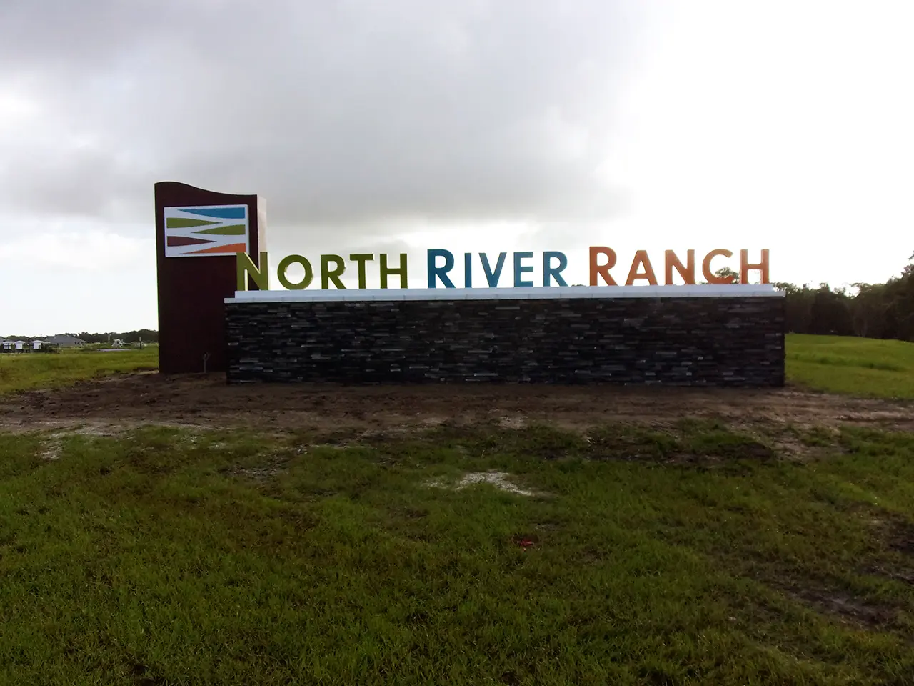 North River Ranch sign